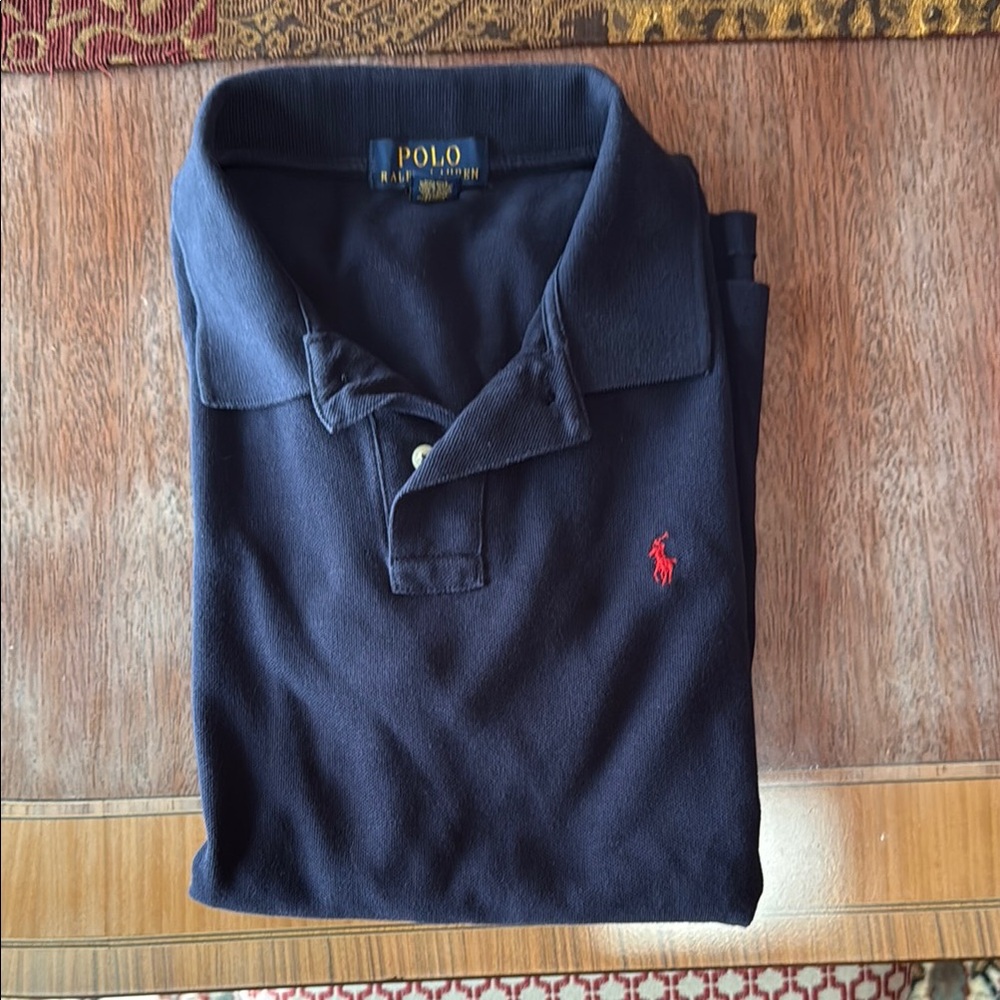 Polo by Ralph Lauren Men's Navy Blue Shirt